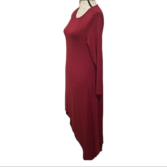 Shark Bite Hem Tunic Dress - Picture 2 of 4